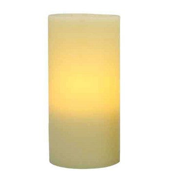 Flameless 5 x 8 Flat Top Wax Pillar Candle