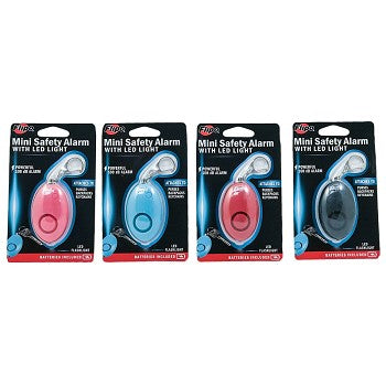 wholesale, wholesale alarms, wholesale mini alarm, travel alarm, key chain alarm, safety, personal safety, alarm display, displays for stores, displays for gas stations, impulse buys
