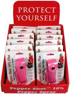 wholesale pepper spray, pepper spray display, pepper spray