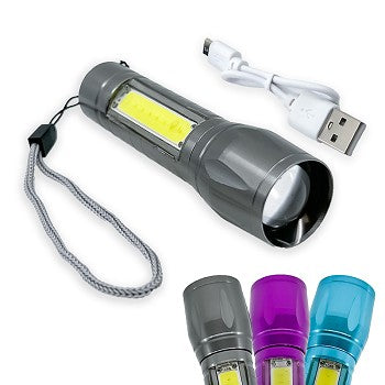 Micro Stinger™ Rechargeable LED Flashlight & COB LED Work Light | Multi Style 12-Piece Display