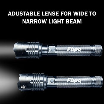 Flipo Stinger™ 6000 Lumen Tactical Flashlight 6 PC Display