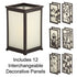 wholesale, wholesale decor, indoor decor, lantern decor, flameless candle, electronic candles, battery powered candles, battery operated candles