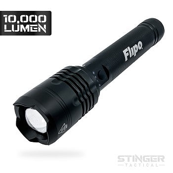 Stinger™ Tactical 10,000 Lumen Rechargeable Flashlight